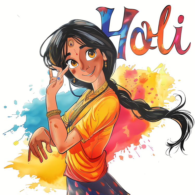 Holi,India,Colorful