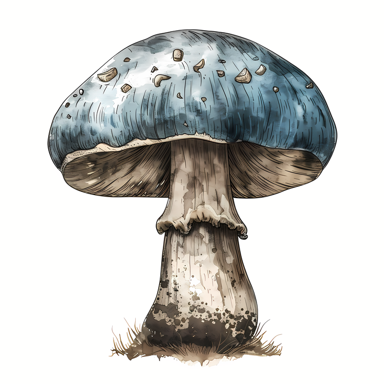 Common Mushroom,Mushroom,Blue Mushroom
