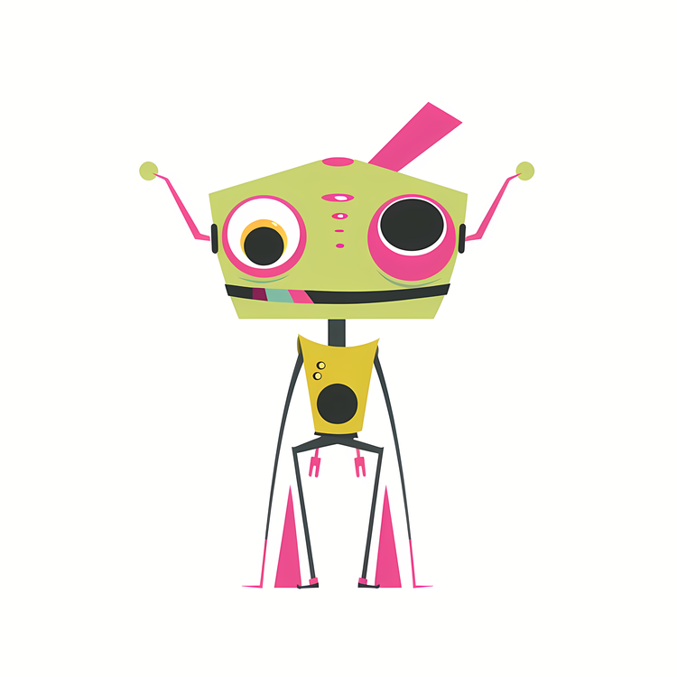 Invader,Cute,Robot