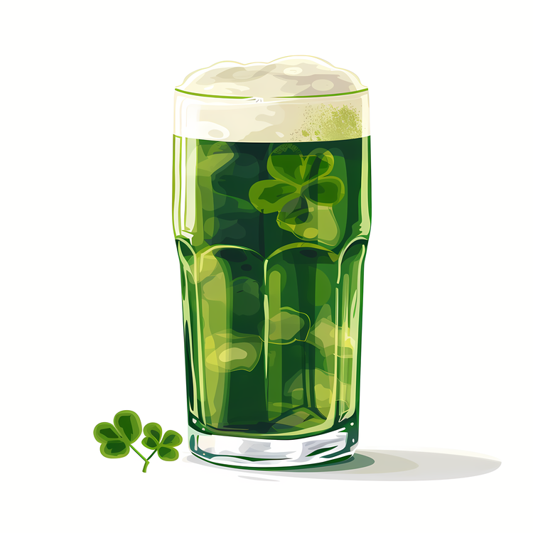 St Patricks Day,Green Beer,Clover Leaf