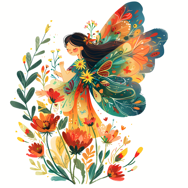 Flower Fairy,Fantasy,Enchanted Forest