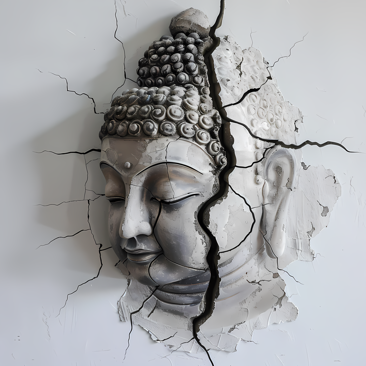 Buddha,Cracked,Depressed