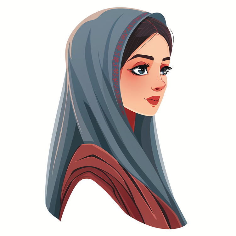 Woman With Veil,Woman,Hijab