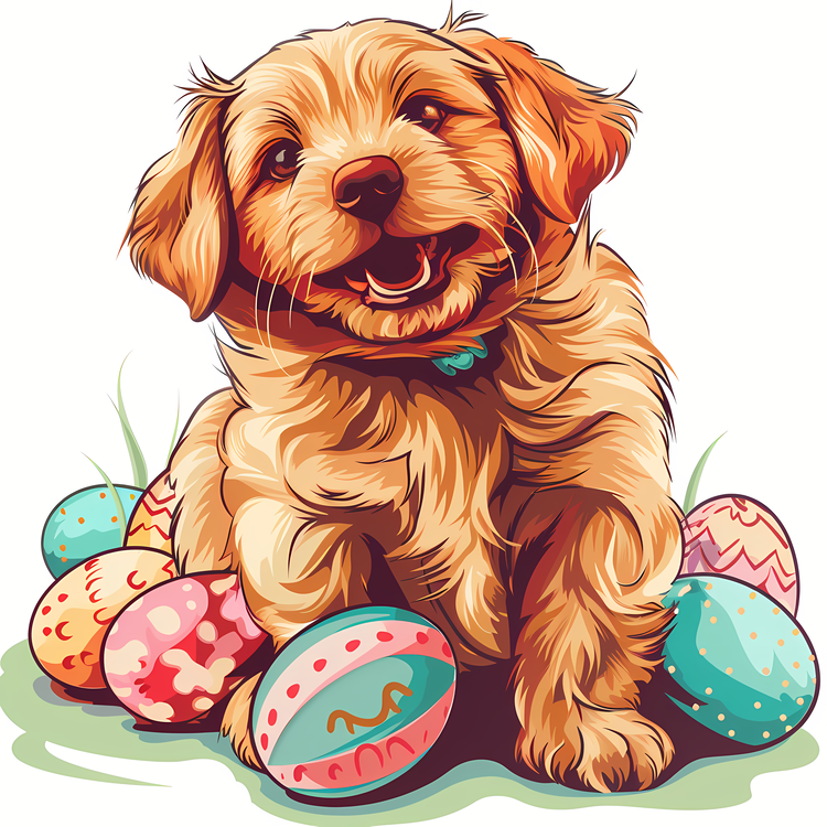 Easter Themed Pet,Happy,Dog