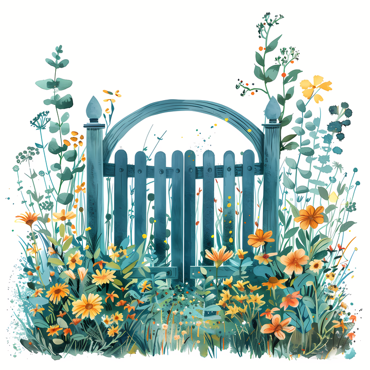 Spring Garden Gate,Garden,Gate