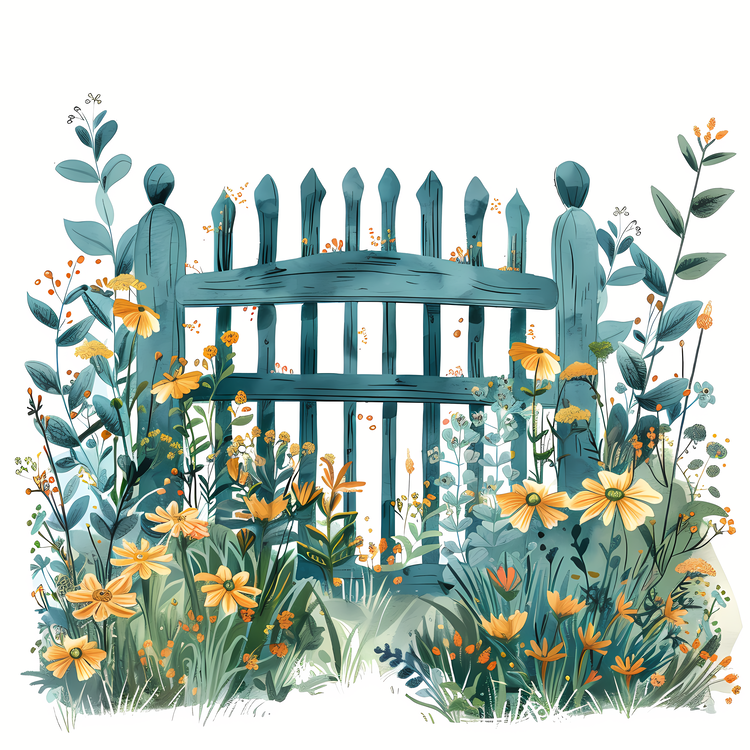 Spring Garden Gate,Garden,Fence