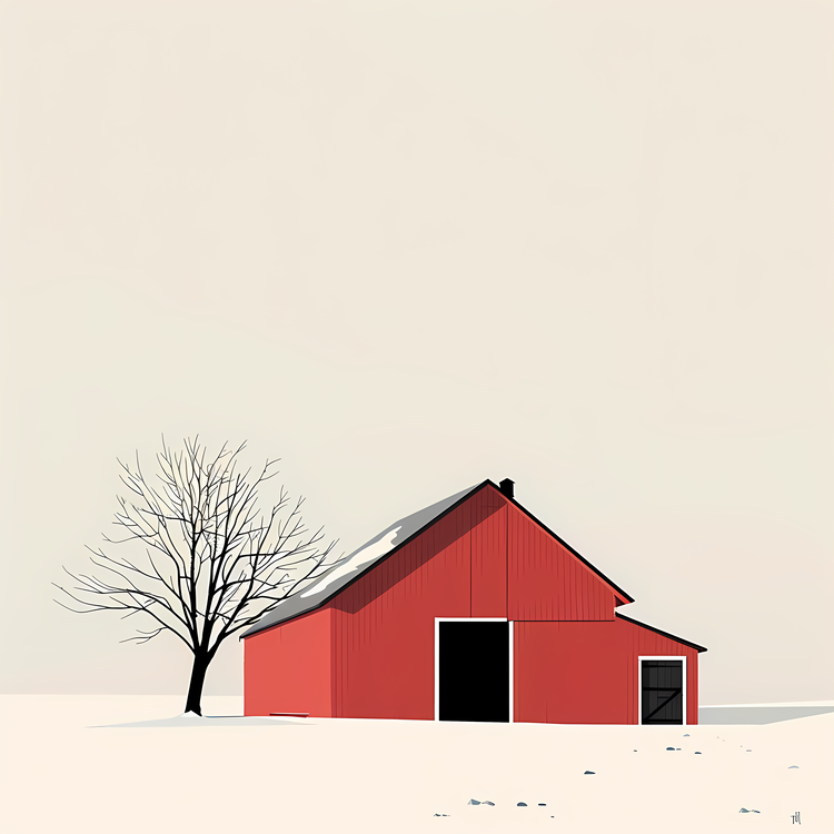 Farm Barn,Red Barn,Rural