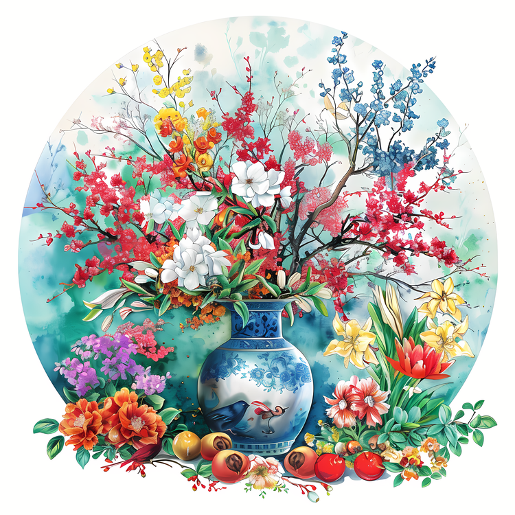 International Nowruz Day,Bouquet,Vase