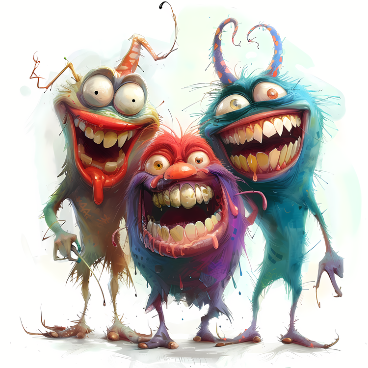 Lets Laugh Day,For   Are Monster,Cartoon