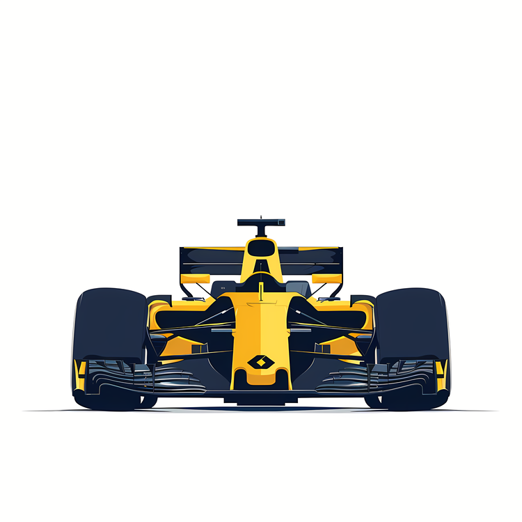 Formula 1 Car,Yellow,Racing Car