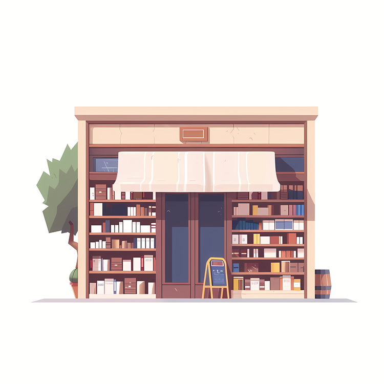 Bookstore,Shop,Open Front Store