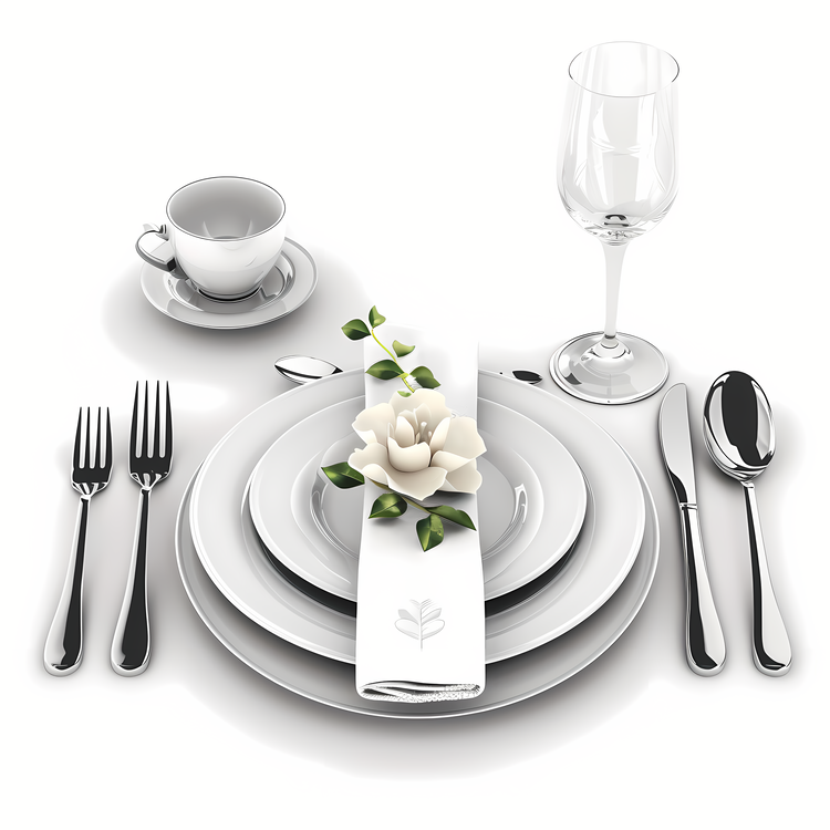 International Nowruz Day,White Table Setting,Formal Dinner Table