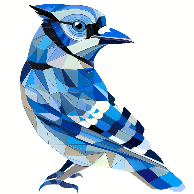 Blue Jay,Low Poly,Canadian Wildlife