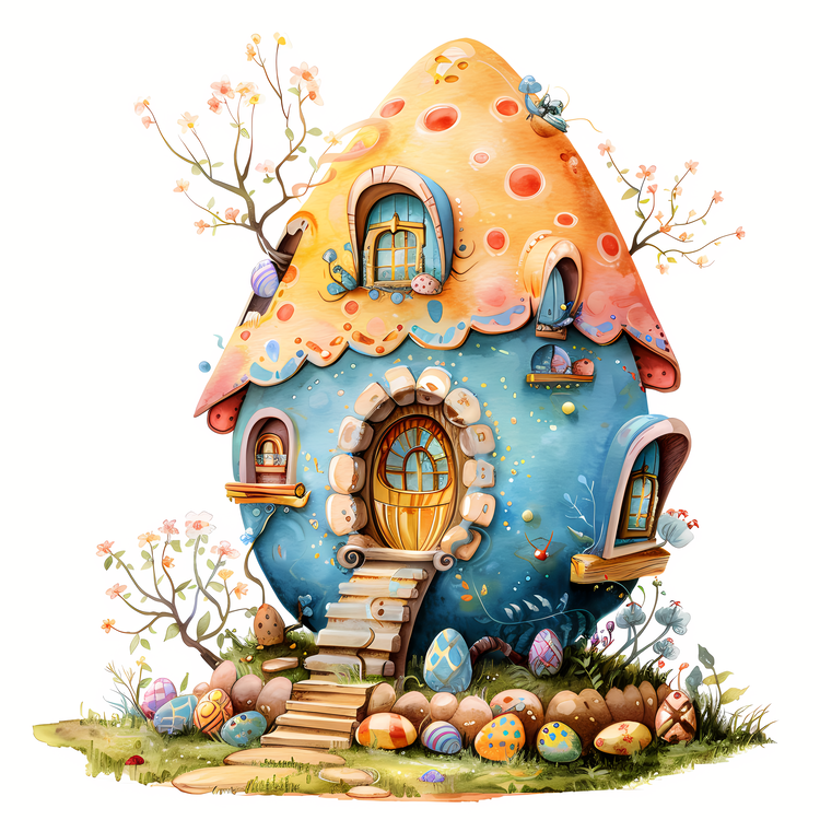 Easter Egg House,House,Easter
