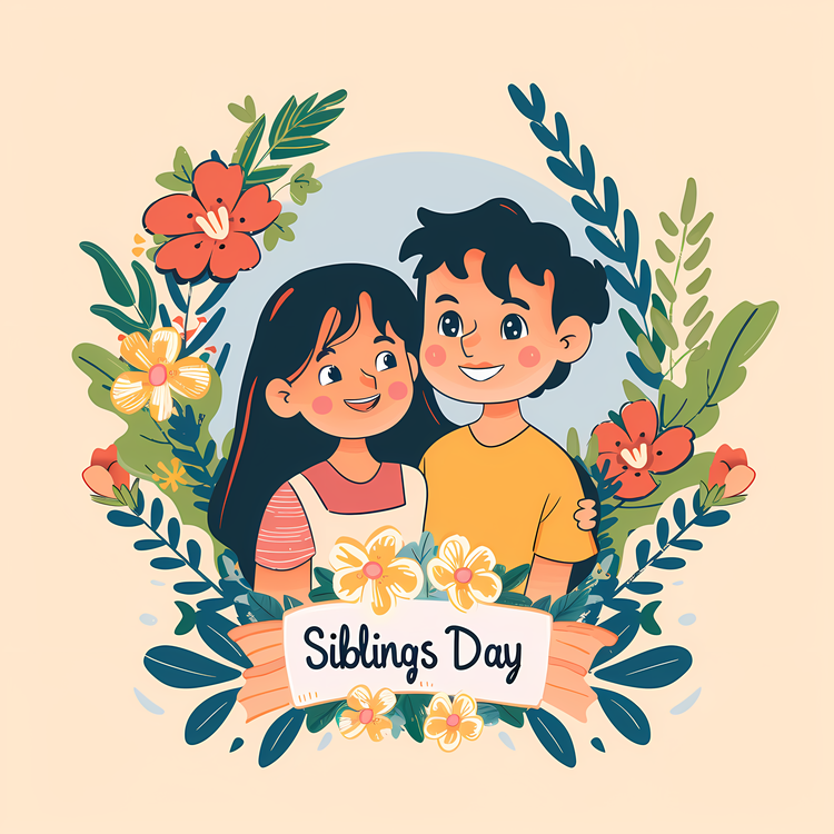 National Siblings Day,Portrait,People
