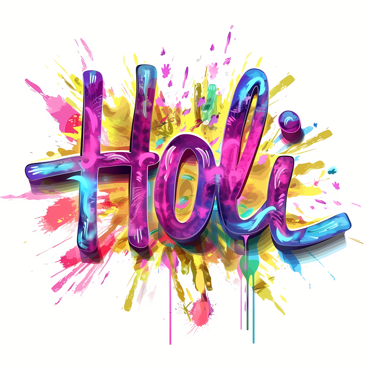 Holi,Colorful Words,Festive Words
