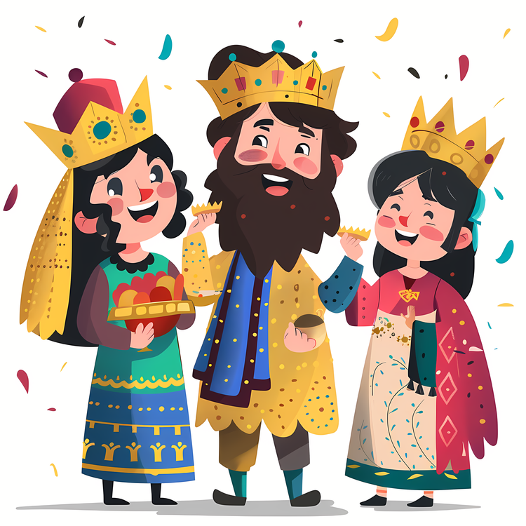 Purim,Cartoon Characters,Royalty