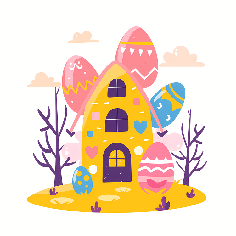 Easter Egg House,House,Easter Egg