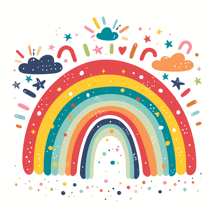 Find A Rainbow Day,Funny,Colorful