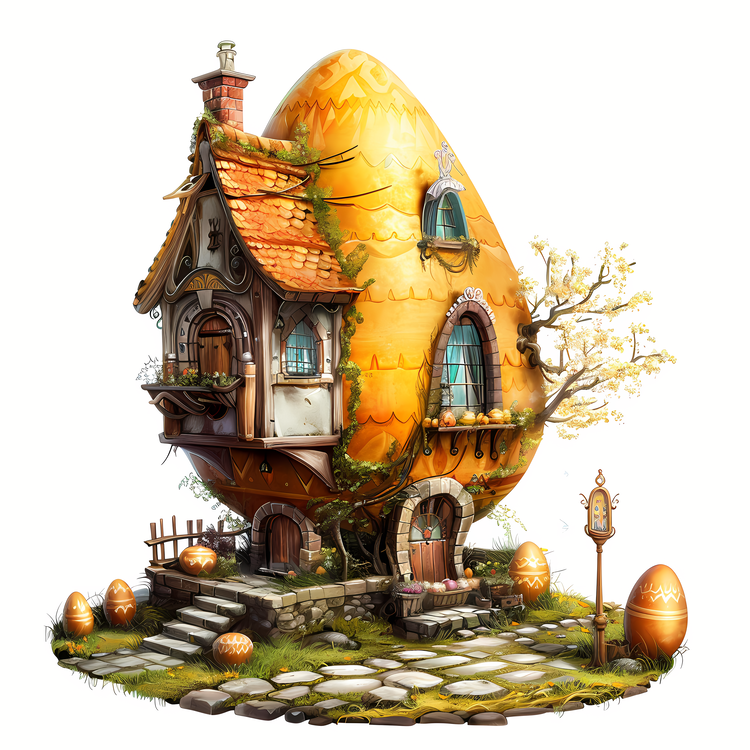 Easter Egg House,Fantasy,Fairytale