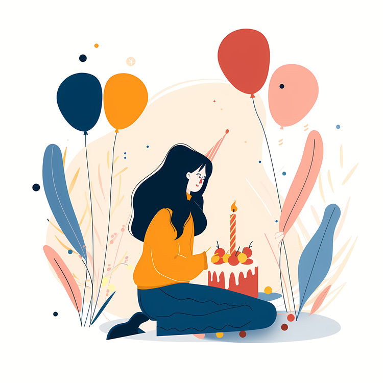 Birthday,Happy Birthday,Girl With Cake