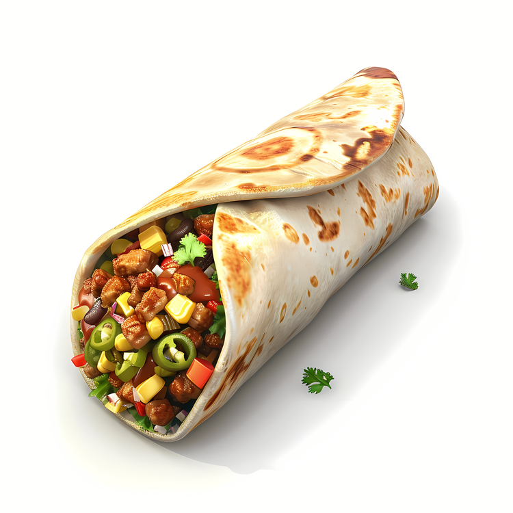 Burrito Day,Mexican Burrito,Beef And Beans