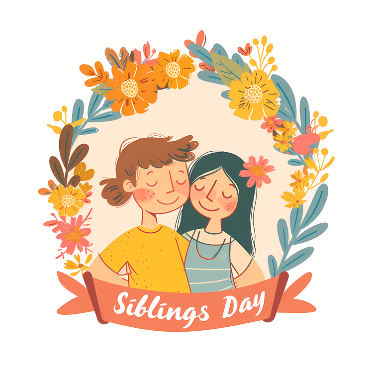 National Siblings Day,Smiling,Girl