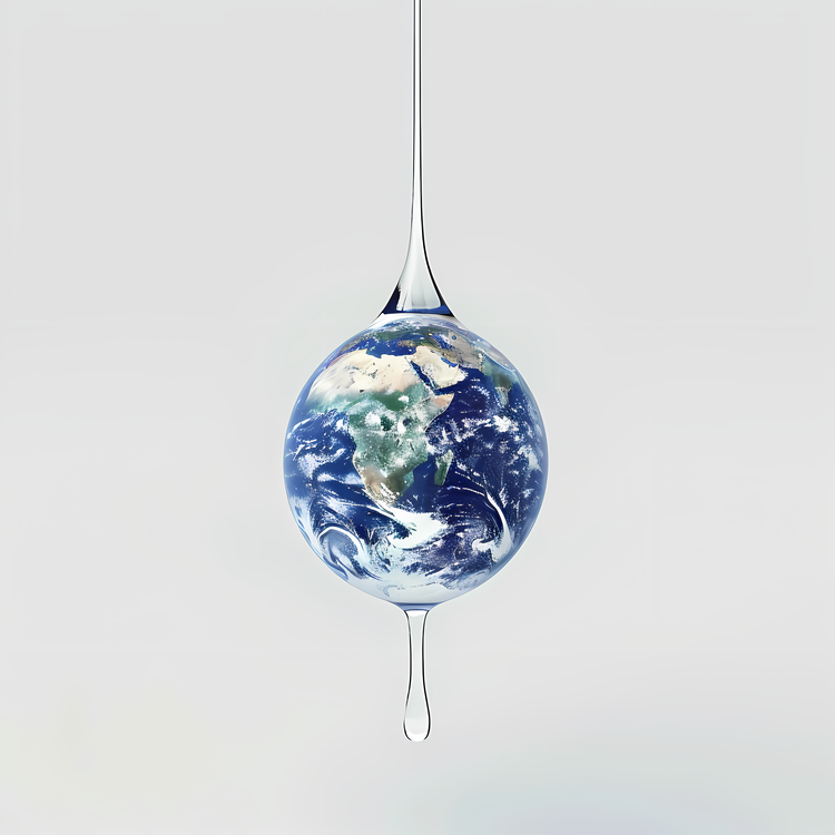 World Water Day,Hanging Water Drops,Liquid Drip
