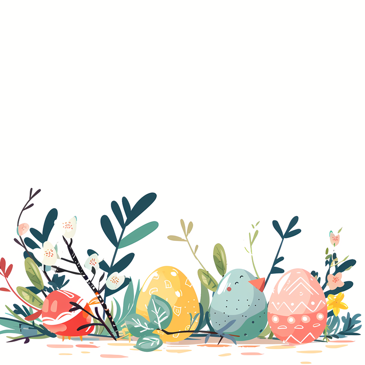 Easter Egg Hunting,Egg Decorations,Spring