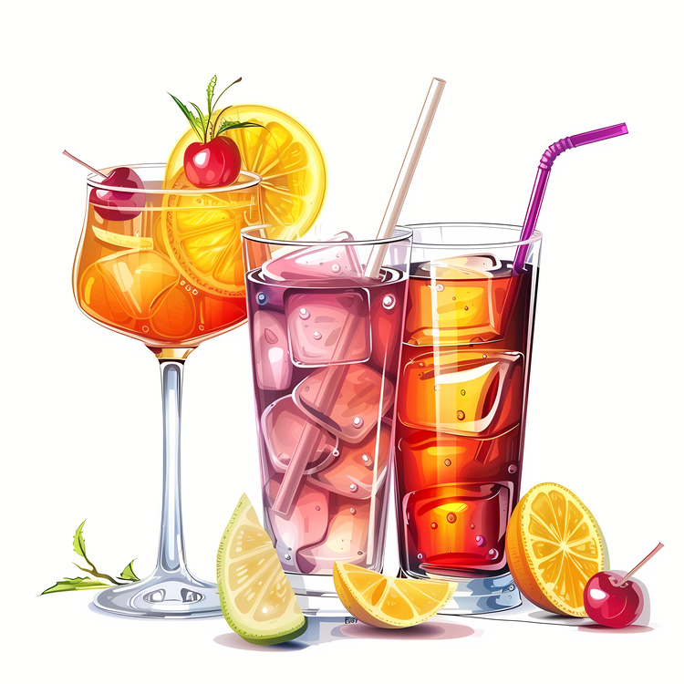 Cocktail Day,Alcoholic Beverage,Orange Slices