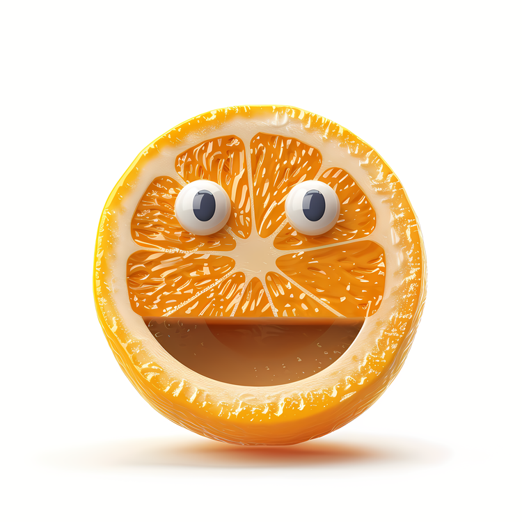 Vitamin C Day,Slice Of Orange,Smiling Slice Of Orange