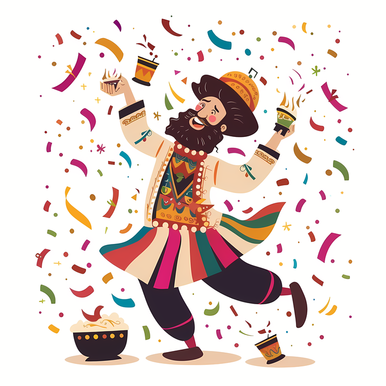Purim,Dancing,Festive