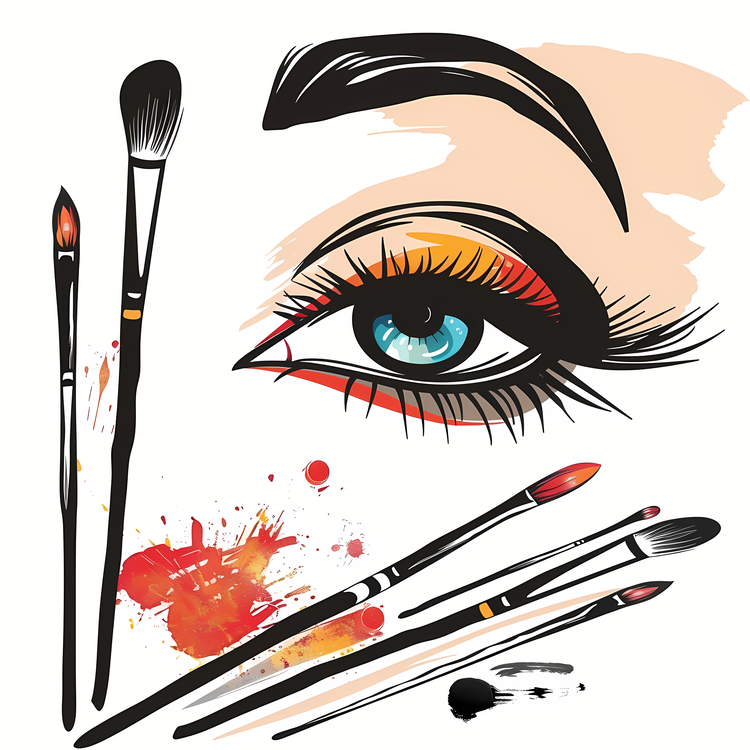 Make Up Day,Paintbrush,Palette