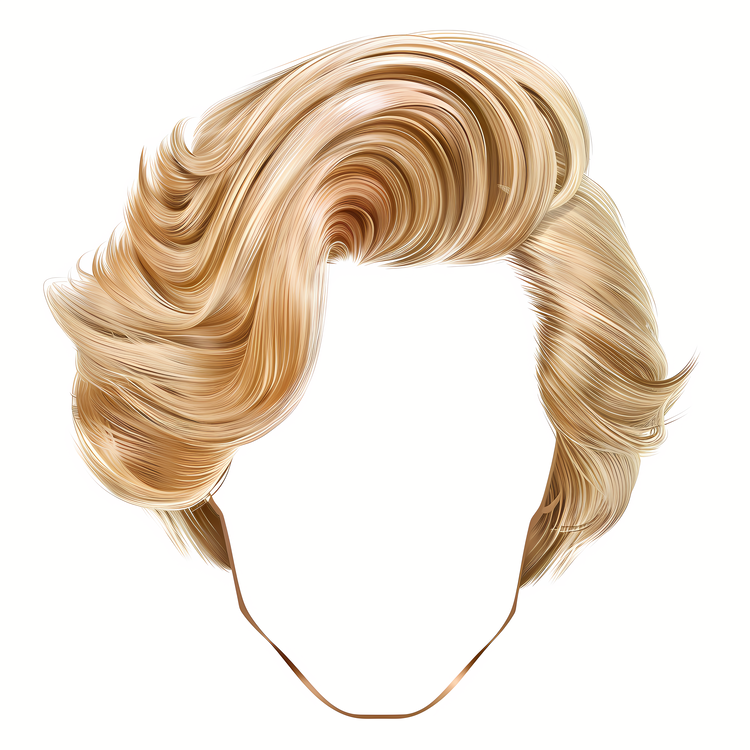 Man Hairstyle,Blonde Hair,Wavy Hair