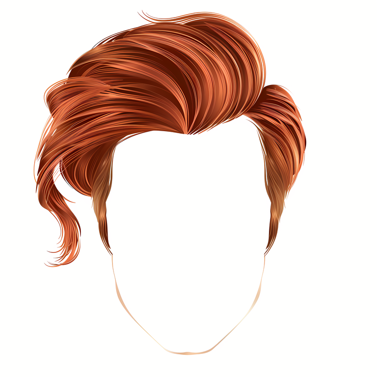 Man Hairstyle,Red Hair,Hairstyle