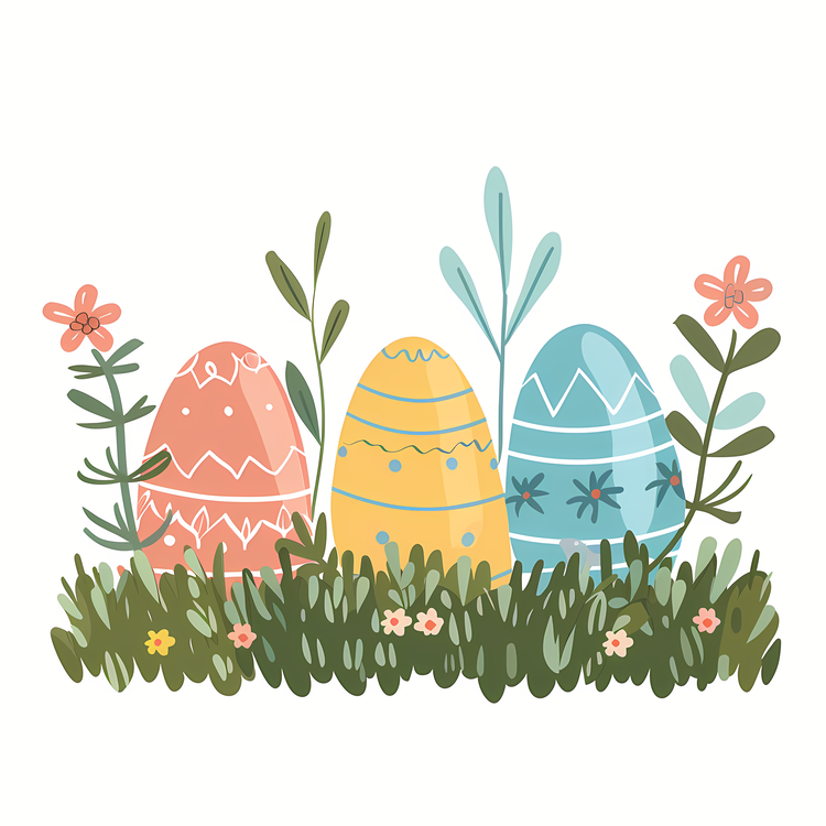 Easter Egg Hunting,Easter Eggs,Garden