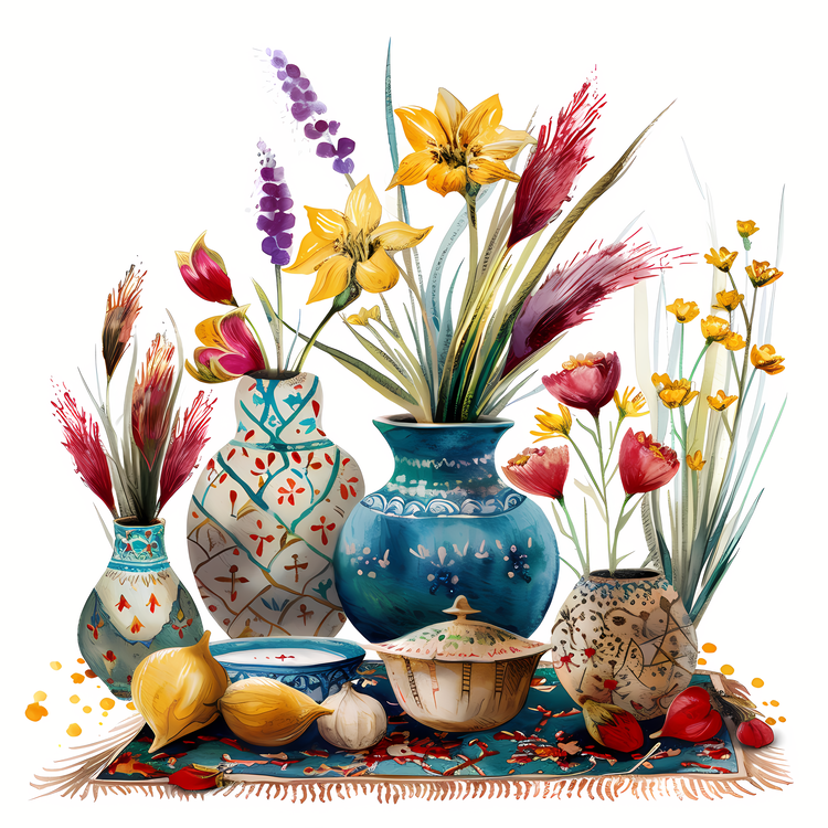 International Nowruz Day,Flower Arrangements,Foliage