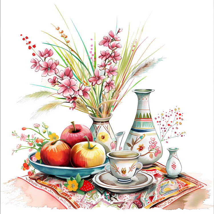 International Nowruz Day,Floral Arrangements,Vase