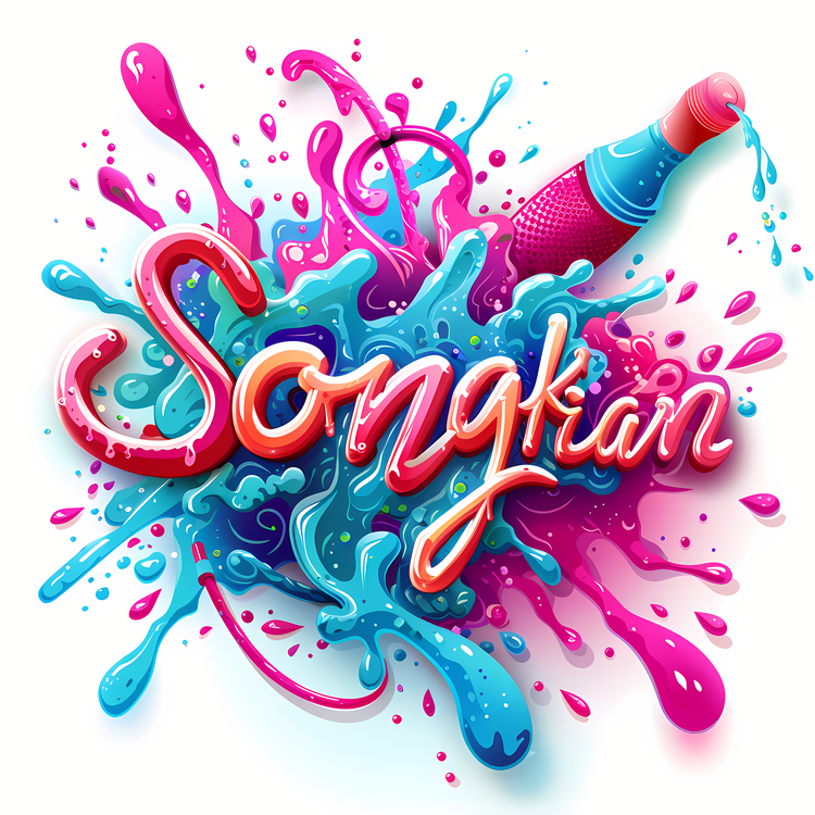 Songkran,Colorful,Abstract