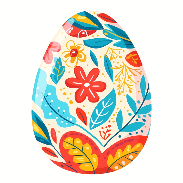 Easter Egg,Flower,Decorative