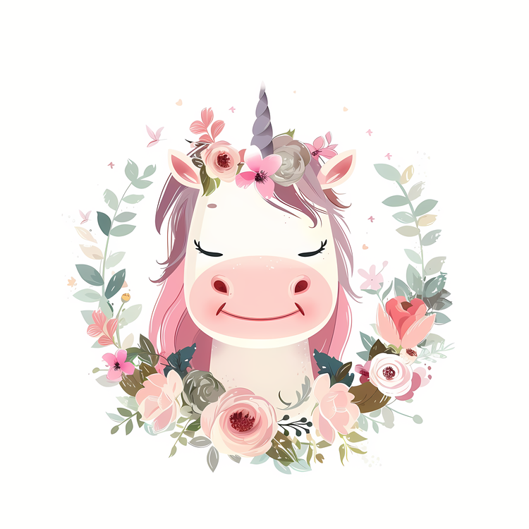 Unicorn,Cute,Cartoon