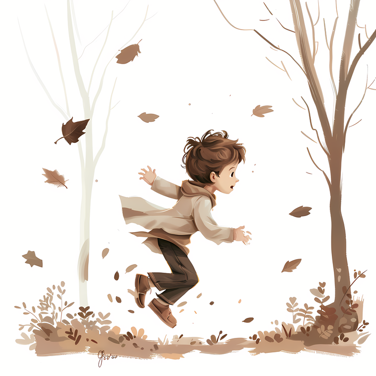 Little Boy Running,Children,Kids