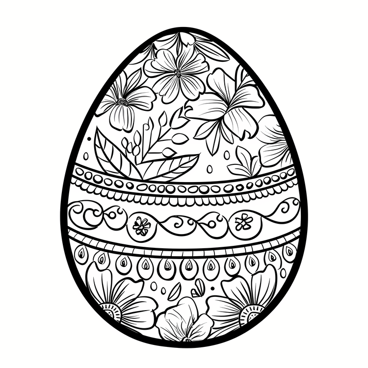 Easter Egg,Easter Egg Coloring Page,Easter Egg Art
