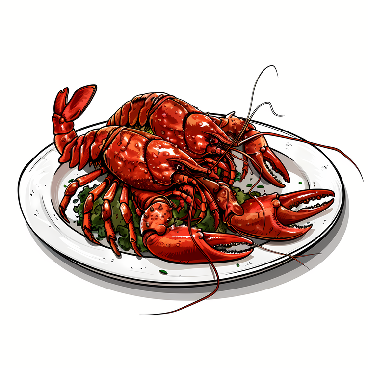 Crawfish,Seafood Dish,Food With Crawfish