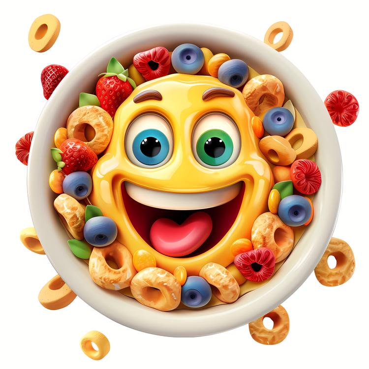 Cereal,Amazing Breakfast,Emoticon