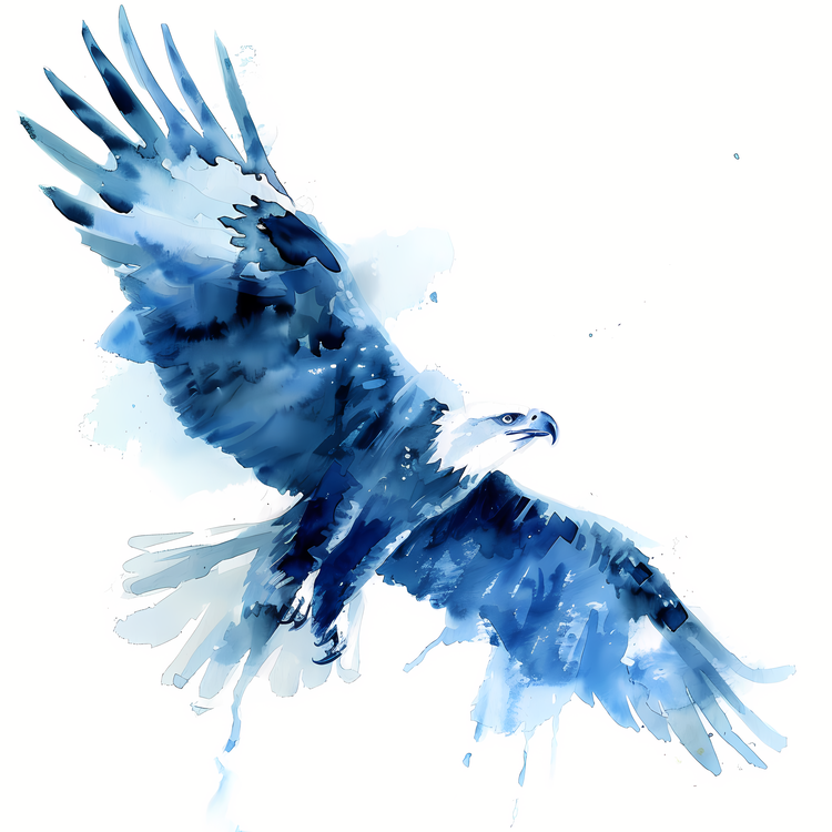 Watercolor Painting Eagle,Eagle,Watercolor