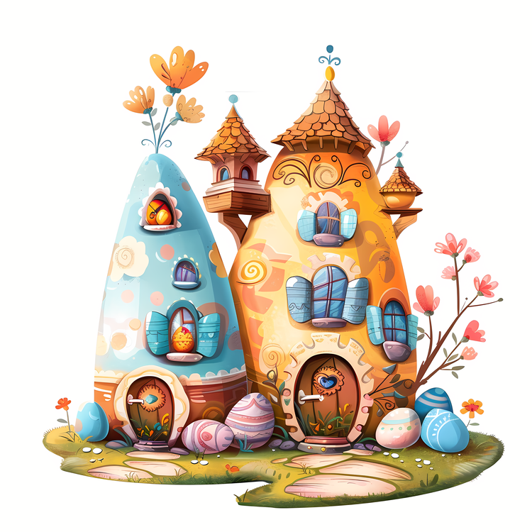 Easter Egg House,House,Easter