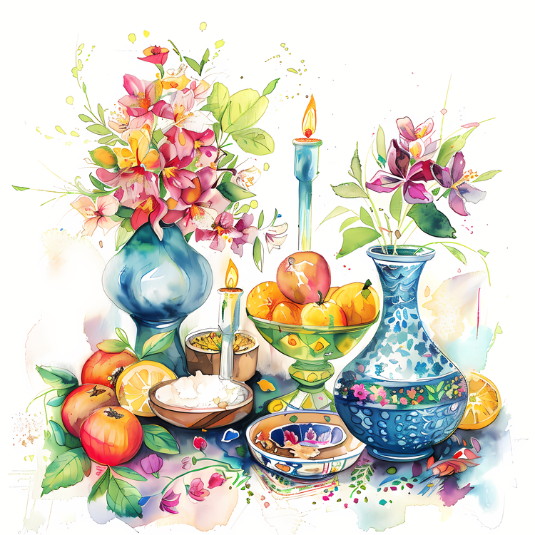 International Nowruz Day,Flowers,Fruits
