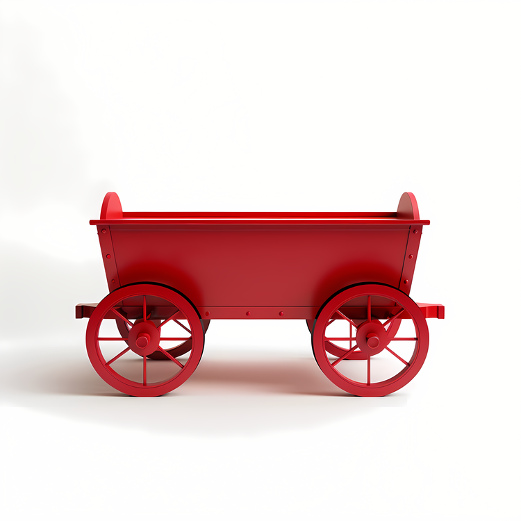 Little Red Wagon Day,Red,Cart