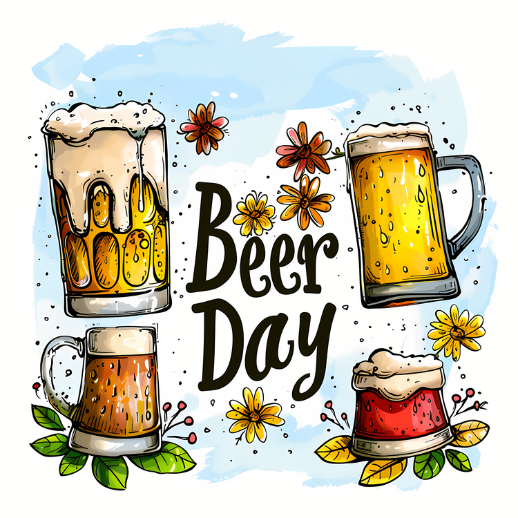 Beer Day,Mug Of Beer,Drinking Beer